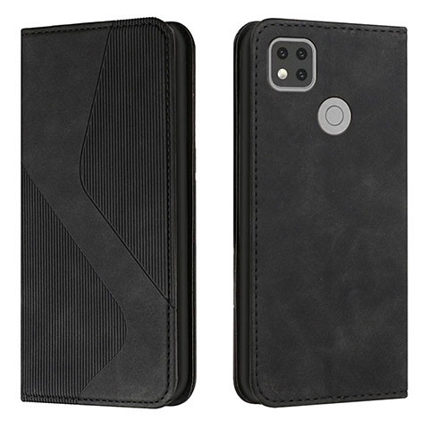 Coque Portefeuille Livre Cuir Etui Clapet H03X pour Xiaomi POCO C3 Noir