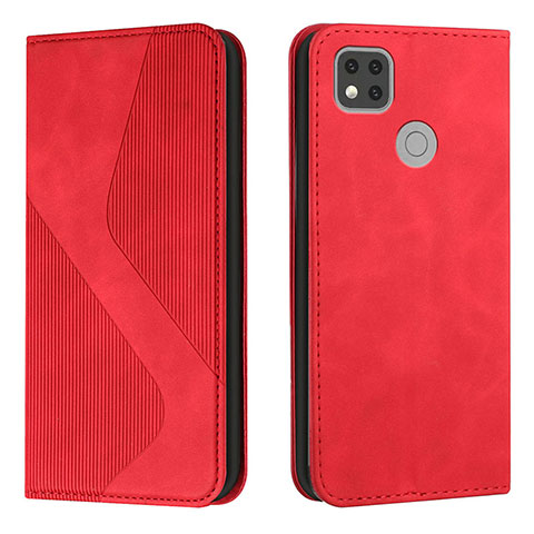 Coque Portefeuille Livre Cuir Etui Clapet H03X pour Xiaomi POCO C3 Rouge