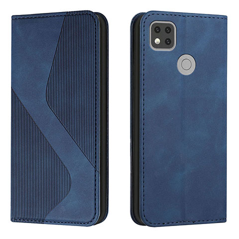 Coque Portefeuille Livre Cuir Etui Clapet H03X pour Xiaomi POCO C31 Bleu