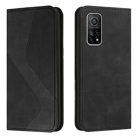 Coque Portefeuille Livre Cuir Etui Clapet H03X pour Xiaomi Redmi K30S 5G Noir