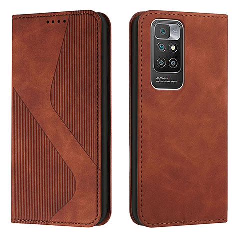 Coque Portefeuille Livre Cuir Etui Clapet H03X pour Xiaomi Redmi Note 11 4G (2021) Marron