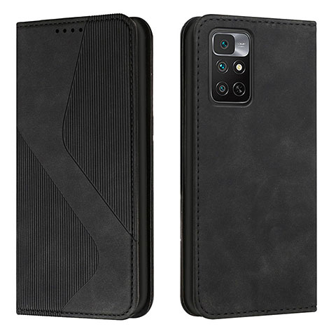 Coque Portefeuille Livre Cuir Etui Clapet H03X pour Xiaomi Redmi Note 11 4G (2022) Noir