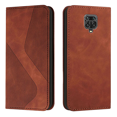 Coque Portefeuille Livre Cuir Etui Clapet H03X pour Xiaomi Redmi Note 9 Pro Max Marron