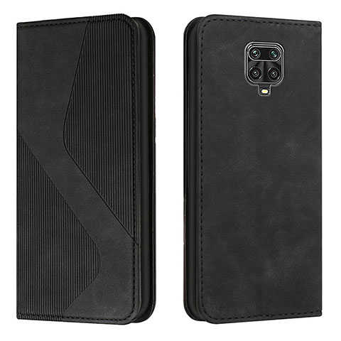 Coque Portefeuille Livre Cuir Etui Clapet H03X pour Xiaomi Redmi Note 9 Pro Max Noir