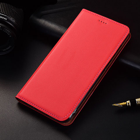 Coque Portefeuille Livre Cuir Etui Clapet H04 pour Apple iPhone 13 Mini Rouge