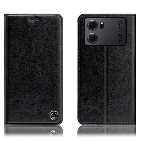 Coque Portefeuille Livre Cuir Etui Clapet H04P pour Oppo K10 5G Noir