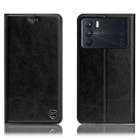 Coque Portefeuille Livre Cuir Etui Clapet H04P pour Oppo K9 Pro 5G Noir