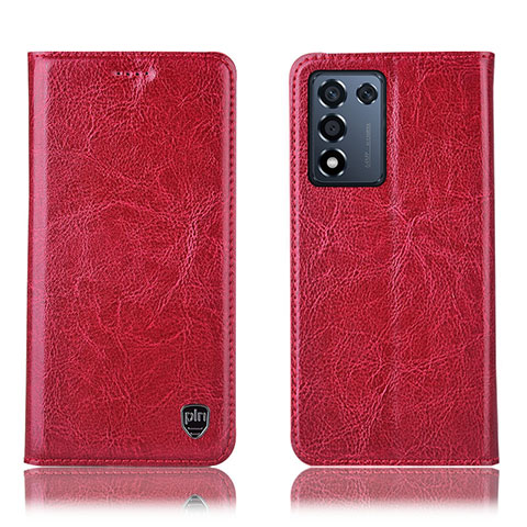 Coque Portefeuille Livre Cuir Etui Clapet H04P pour Realme 9 SE 5G Rouge