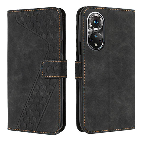 Coque Portefeuille Livre Cuir Etui Clapet H04X pour Huawei Honor 50 5G Noir