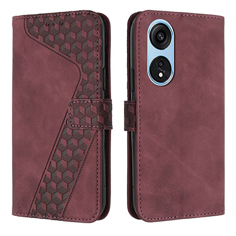 Coque Portefeuille Livre Cuir Etui Clapet H04X pour Huawei Honor X5 Plus Violet