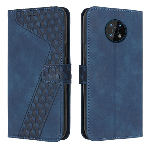 Coque Portefeuille Livre Cuir Etui Clapet H04X pour Nokia G300 5G Bleu