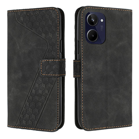 Coque Portefeuille Livre Cuir Etui Clapet H04X pour Realme 10 4G Noir