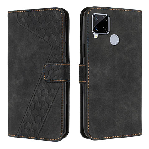 Coque Portefeuille Livre Cuir Etui Clapet H04X pour Realme 7i RMX2193 Noir