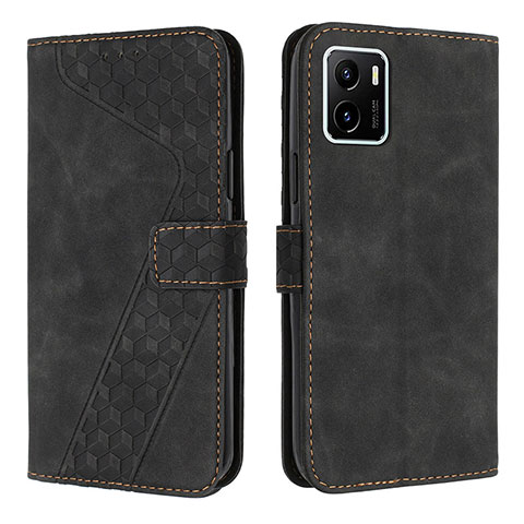 Coque Portefeuille Livre Cuir Etui Clapet H04X pour Vivo iQOO U5x Noir