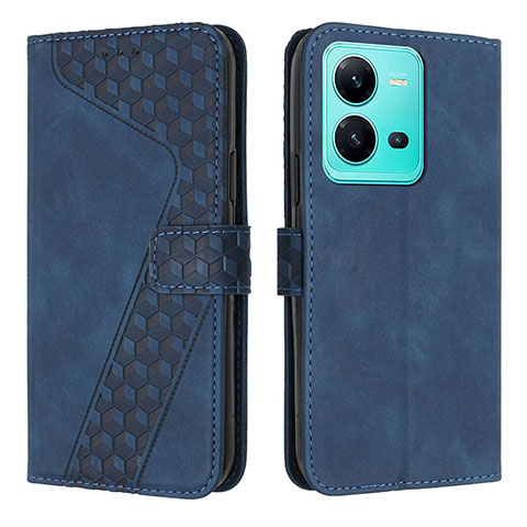 Coque Portefeuille Livre Cuir Etui Clapet H04X pour Vivo V25 5G Vert