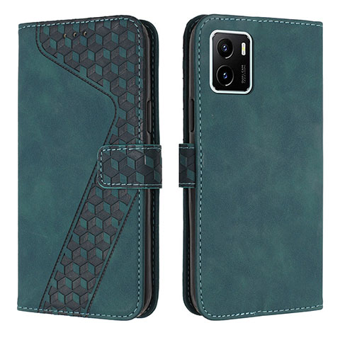 Coque Portefeuille Livre Cuir Etui Clapet H04X pour Vivo Y01 Vert