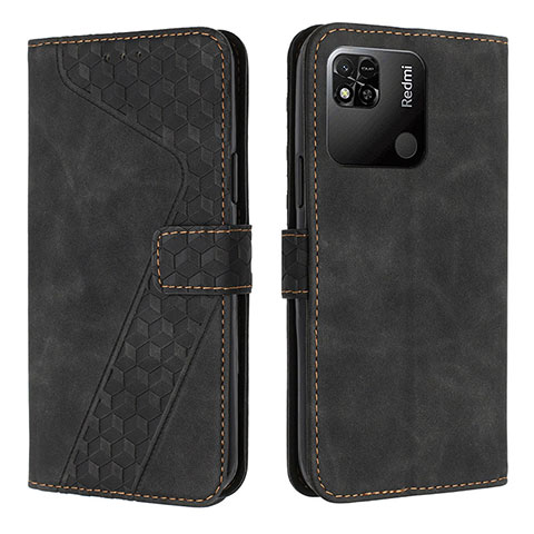 Coque Portefeuille Livre Cuir Etui Clapet H04X pour Xiaomi POCO C3 Noir