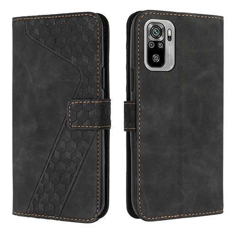 Coque Portefeuille Livre Cuir Etui Clapet H04X pour Xiaomi Poco M5S Noir