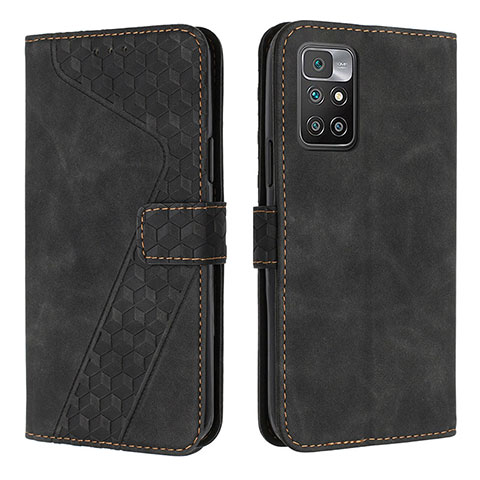 Coque Portefeuille Livre Cuir Etui Clapet H04X pour Xiaomi Redmi 10 4G Noir