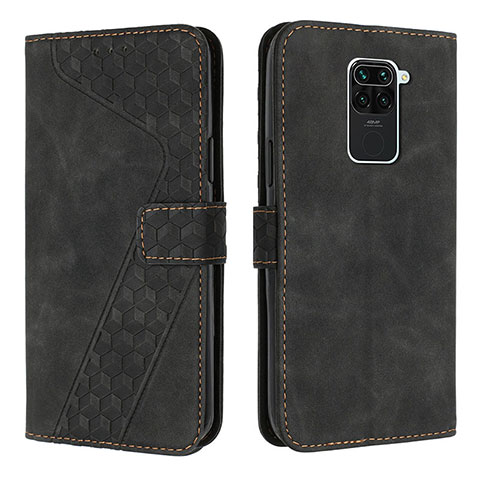 Coque Portefeuille Livre Cuir Etui Clapet H04X pour Xiaomi Redmi 10X 4G Noir