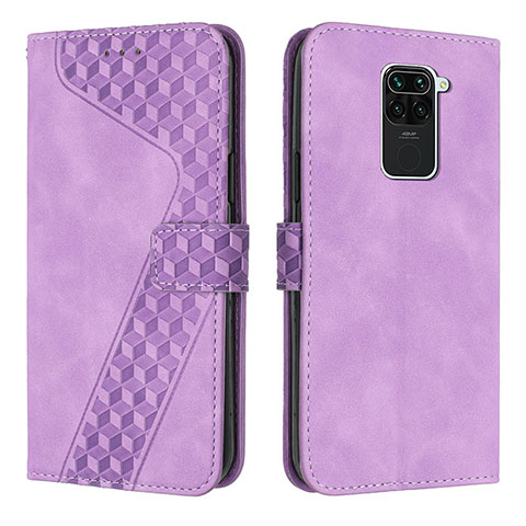 Coque Portefeuille Livre Cuir Etui Clapet H04X pour Xiaomi Redmi 10X 4G Violet