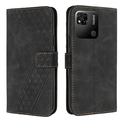 Coque Portefeuille Livre Cuir Etui Clapet H04X pour Xiaomi Redmi 9C Noir