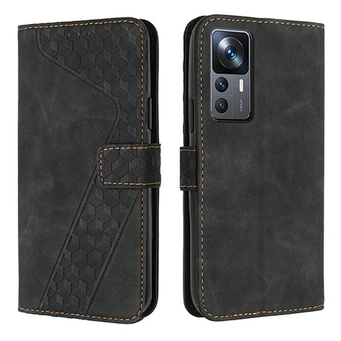 Coque Portefeuille Livre Cuir Etui Clapet H04X pour Xiaomi Redmi K50 Ultra 5G Noir