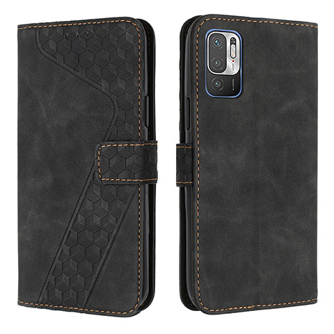 Coque Portefeuille Livre Cuir Etui Clapet H04X pour Xiaomi Redmi Note 10 5G Noir