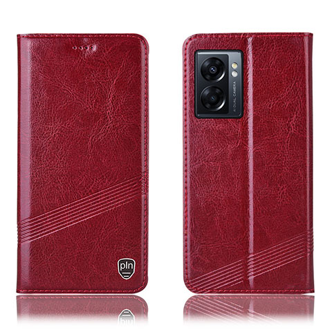 Coque Portefeuille Livre Cuir Etui Clapet H05P pour OnePlus Nord N300 5G Rouge