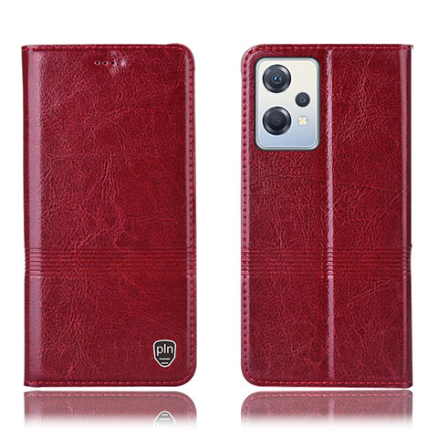 Coque Portefeuille Livre Cuir Etui Clapet H05P pour Oppo K10X 5G Rouge