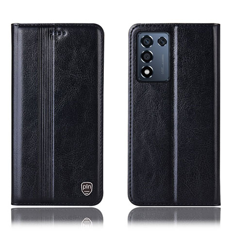 Coque Portefeuille Livre Cuir Etui Clapet H05P pour Realme 9 SE 5G Noir