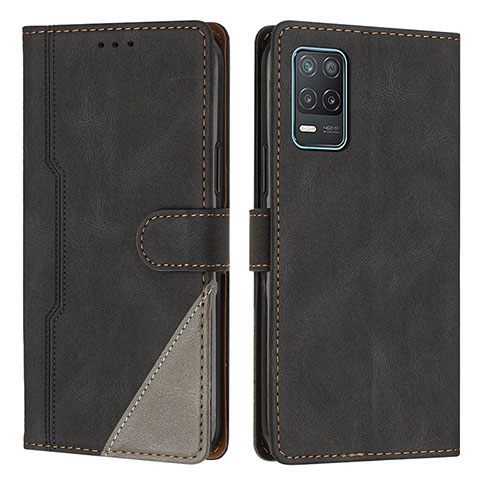 Coque Portefeuille Livre Cuir Etui Clapet H05X pour Realme 8 5G Noir