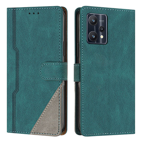 Coque Portefeuille Livre Cuir Etui Clapet H05X pour Realme 9 5G Vert