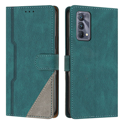 Coque Portefeuille Livre Cuir Etui Clapet H05X pour Realme GT Master 5G Vert