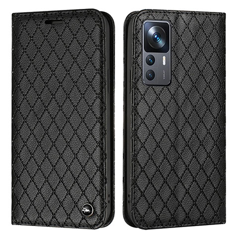 Coque Portefeuille Livre Cuir Etui Clapet H05X pour Xiaomi Mi 12T 5G Noir