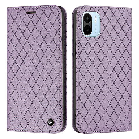 Coque Portefeuille Livre Cuir Etui Clapet H05X pour Xiaomi Poco C50 Violet