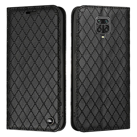 Coque Portefeuille Livre Cuir Etui Clapet H05X pour Xiaomi Poco M2 Pro Noir