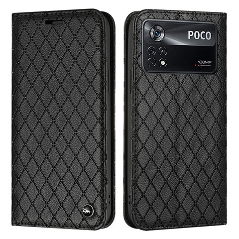 Coque Portefeuille Livre Cuir Etui Clapet H05X pour Xiaomi Poco X4 Pro 5G Noir