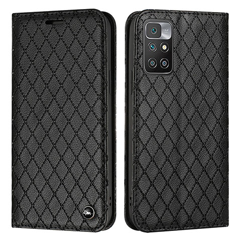 Coque Portefeuille Livre Cuir Etui Clapet H05X pour Xiaomi Redmi 10 (2022) Noir