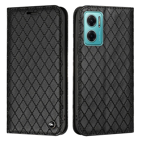 Coque Portefeuille Livre Cuir Etui Clapet H05X pour Xiaomi Redmi 10 Prime Plus 5G Noir