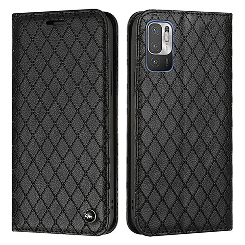 Coque Portefeuille Livre Cuir Etui Clapet H05X pour Xiaomi Redmi Note 10 5G Noir