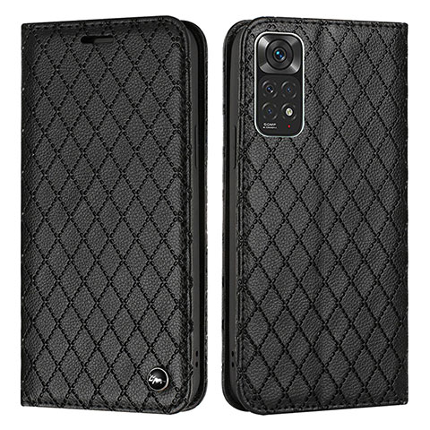 Coque Portefeuille Livre Cuir Etui Clapet H05X pour Xiaomi Redmi Note 11 4G (2022) Noir