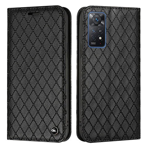 Coque Portefeuille Livre Cuir Etui Clapet H05X pour Xiaomi Redmi Note 11 Pro 5G Noir