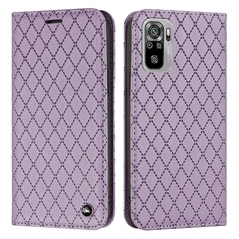 Coque Portefeuille Livre Cuir Etui Clapet H05X pour Xiaomi Redmi Note 11 SE India 4G Violet