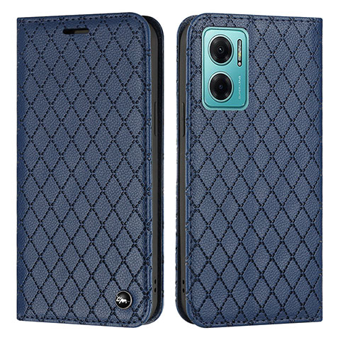 Coque Portefeuille Livre Cuir Etui Clapet H05X pour Xiaomi Redmi Note 11E 5G Bleu