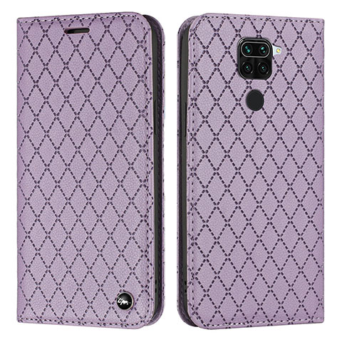 Coque Portefeuille Livre Cuir Etui Clapet H05X pour Xiaomi Redmi Note 9 Violet