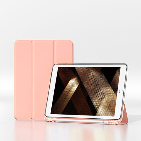 Coque Portefeuille Livre Cuir Etui Clapet H06 pour Apple iPad 10.2 (2019) Rose