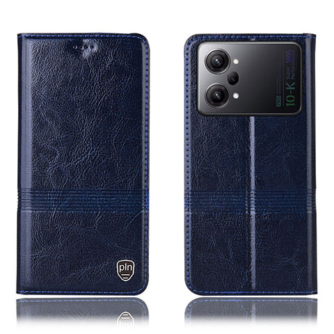 Coque Portefeuille Livre Cuir Etui Clapet H06P pour Oppo K10 Pro 5G Bleu