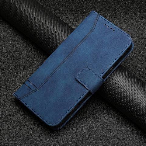 Coque Portefeuille Livre Cuir Etui Clapet H06X pour Google Pixel 6 5G Bleu