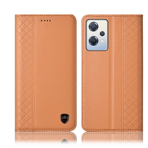 Coque Portefeuille Livre Cuir Etui Clapet H07P pour OnePlus Nord CE 2 Lite 5G Orange